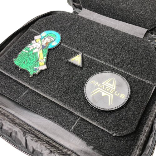 ANAREUS VELCRO Patch Organiser, Large (26x30x6 cm) - Black