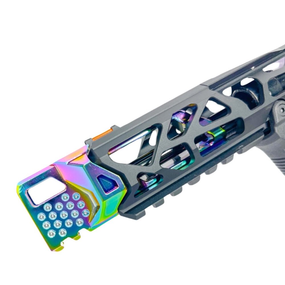 FUKU-2 CNC UPPER Compensator - Chameleon (Electroplated)