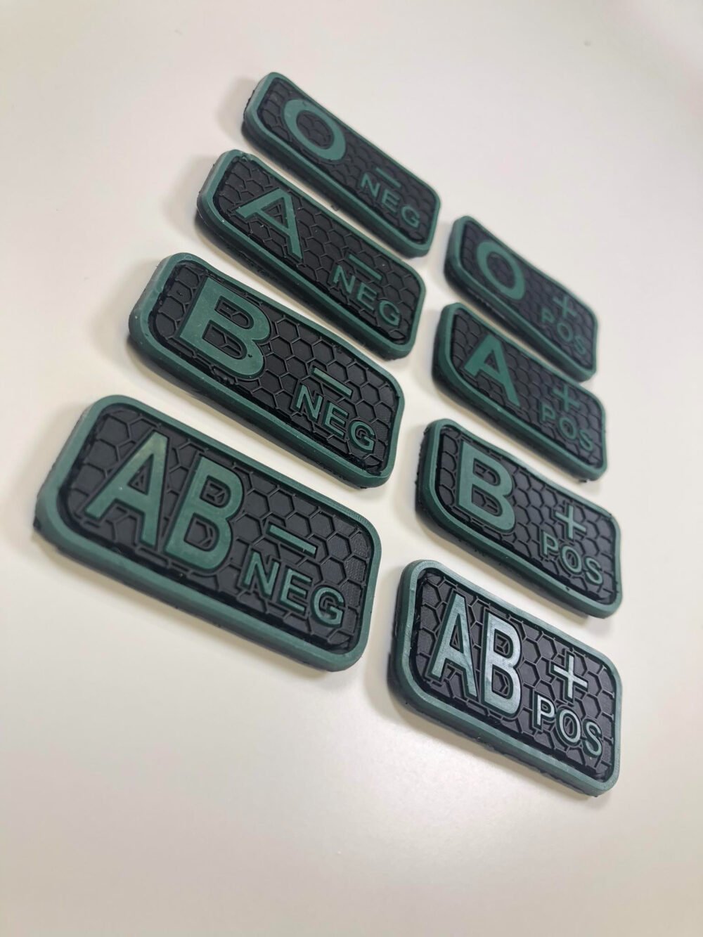 Blood patch B POS - TYPE C - black/green