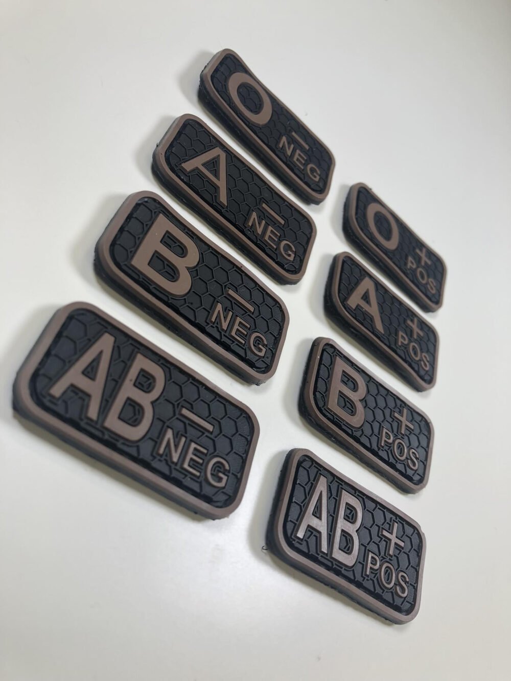 Blood patch AB NEG - TYPE C - black/brown