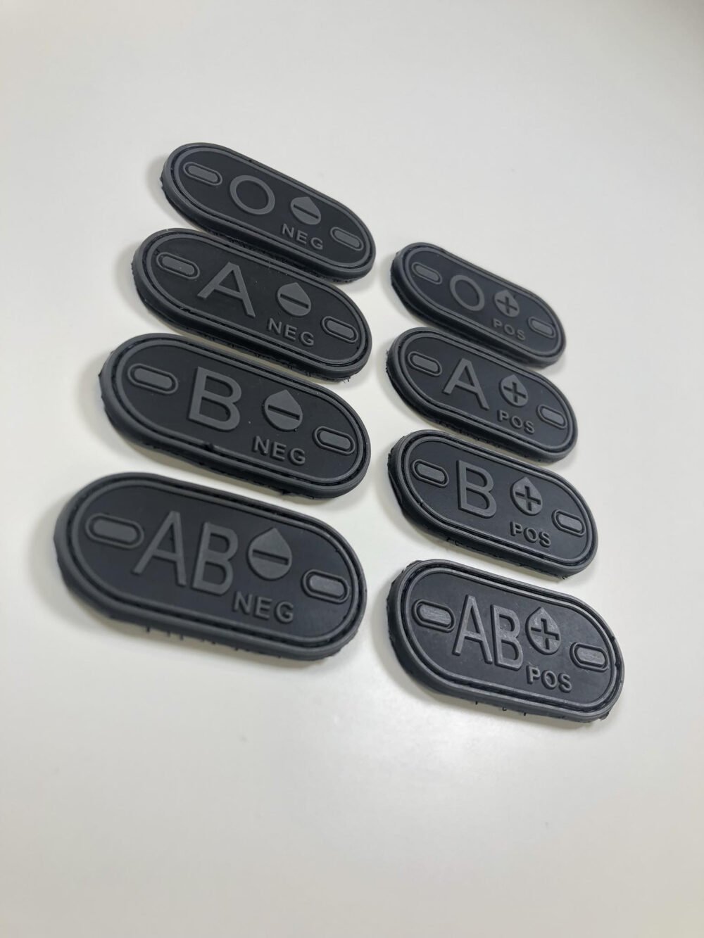 Blood patch A POS - TYPE D - black/grey