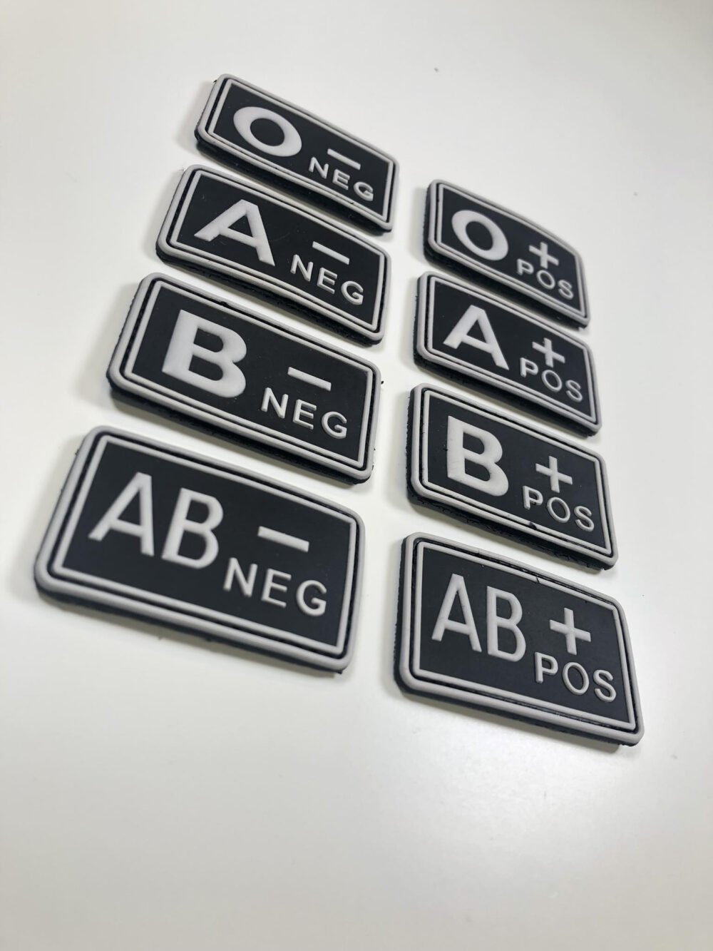 Blood patch B POS - TYPE B - black/white