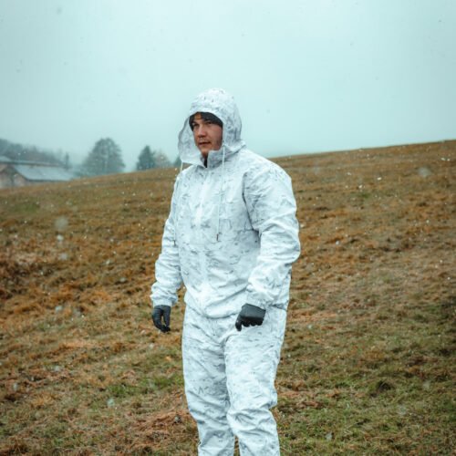 Winter camouflage waterproof coverall Gen. 2 - set