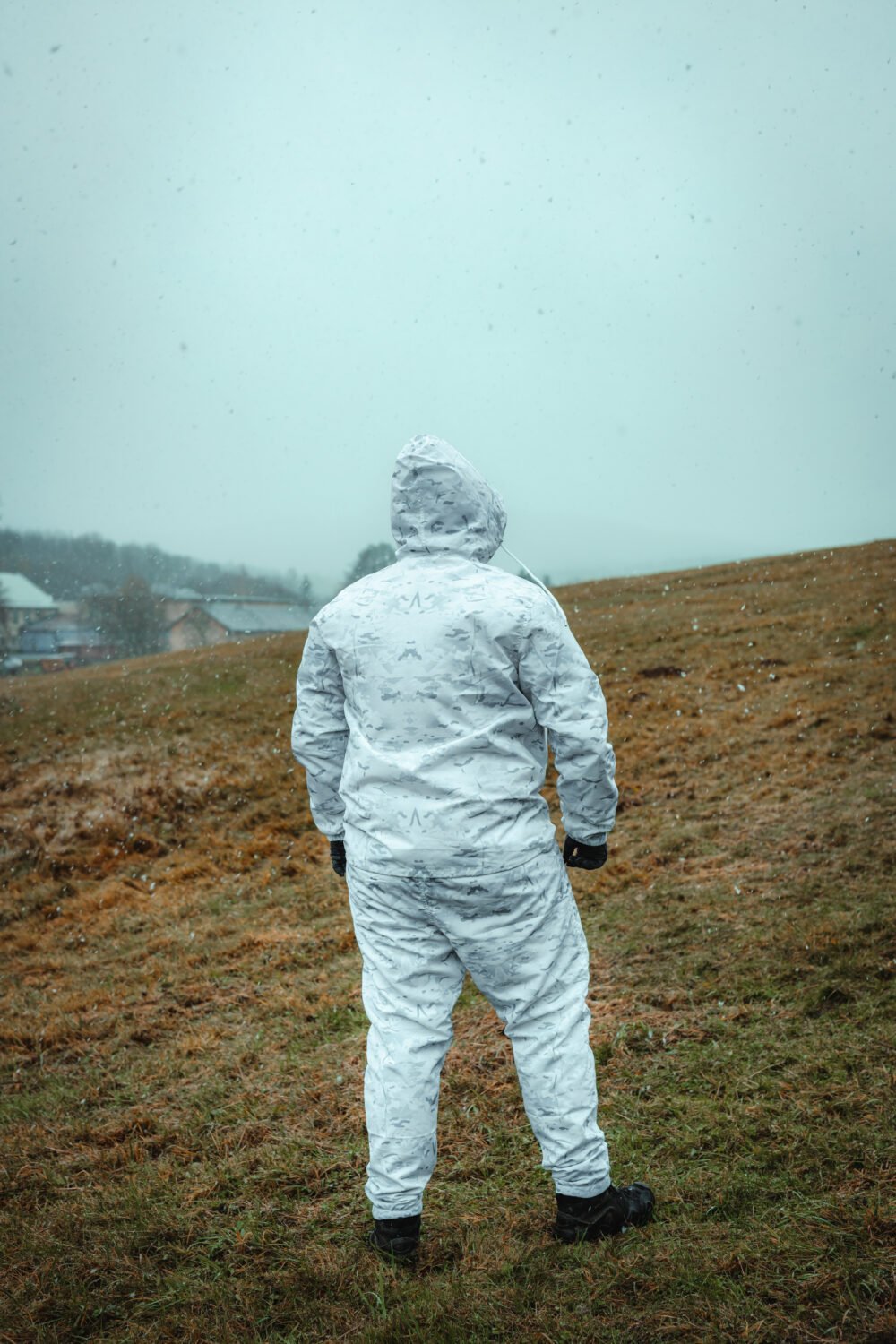 Winter camouflage waterproof coverall Gen. 2 - set