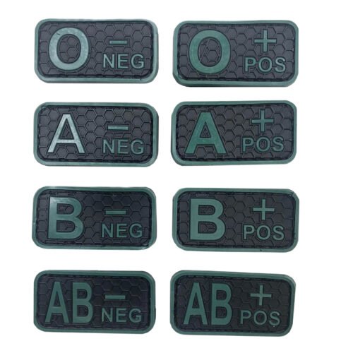 Blood patch AB NEG - TYPE C - black/green