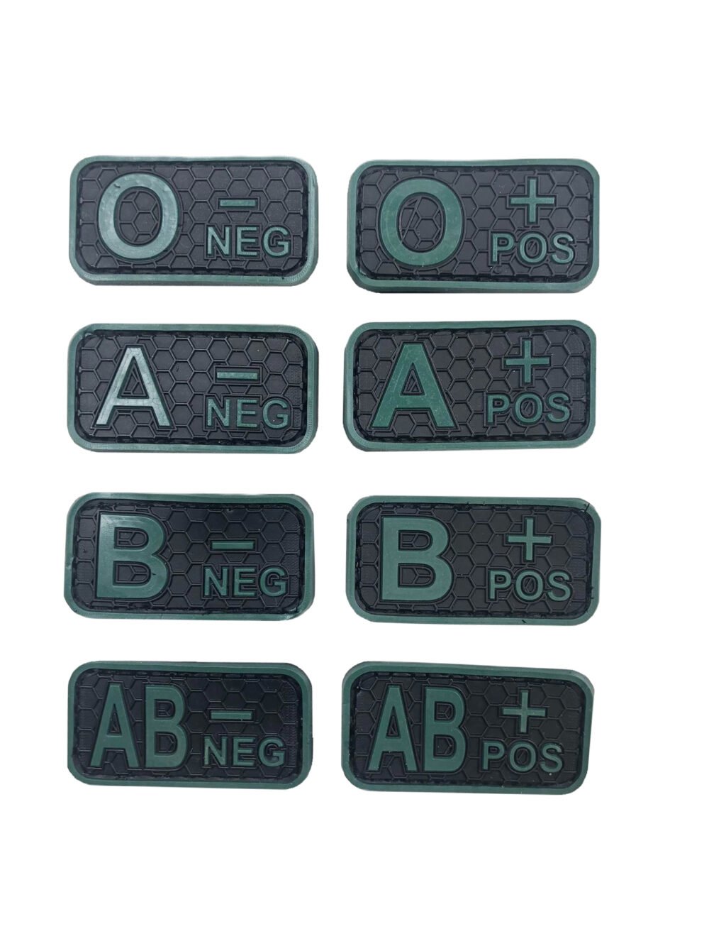 Blood patch 0 NEG - TYPE C - black/green