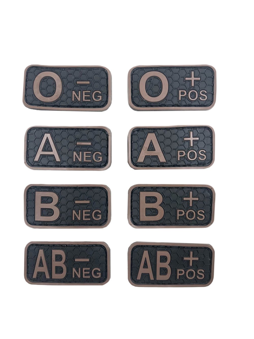 Blood patch AB POS - TYPE C - black/brown