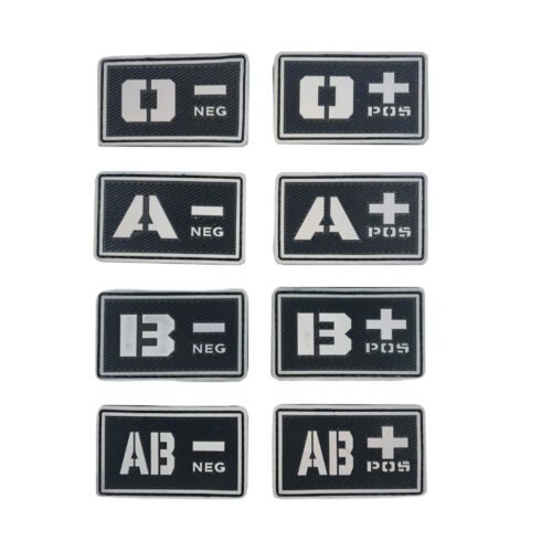 Blood patch A POS - TYPE A - black/white