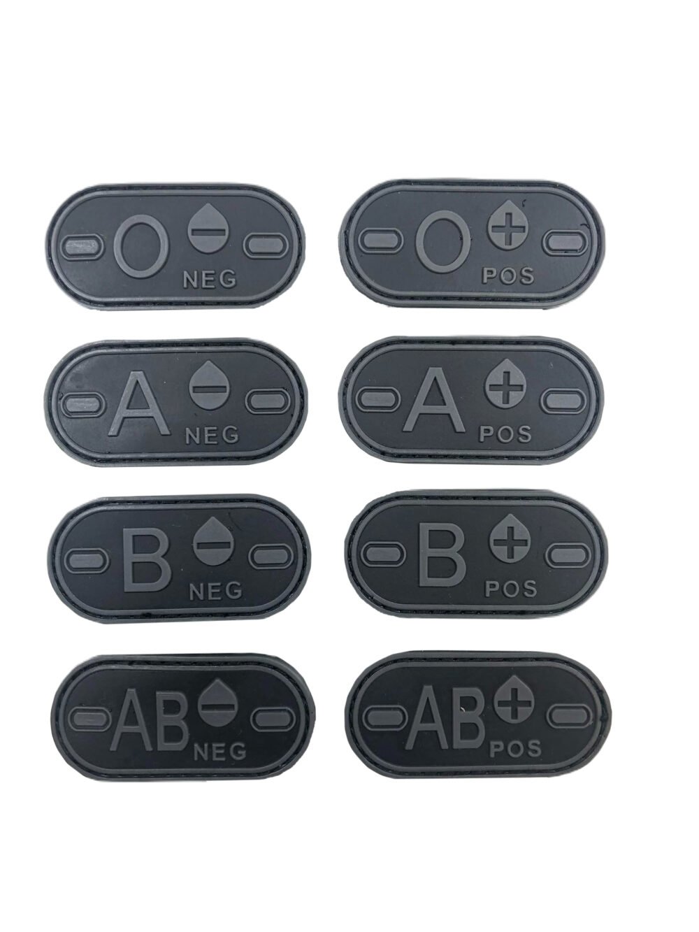 Blood patch A POS - TYPE D - black/grey