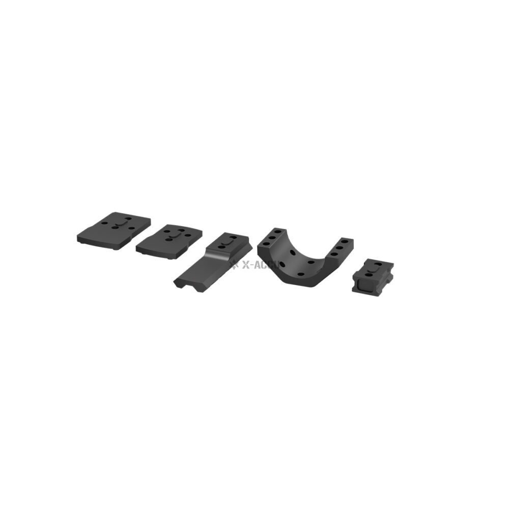 VO Mounting Kit for Red Dot Sight on 34mm X-ACCU Rings (6 screws) - Black