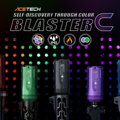 AceTech BLASTER C Tracer Unit with Muzzle Flame - Purple