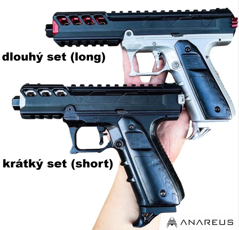 CNC Upper set for AAP01 CTM FUKU-2 (Long) - Black/Red