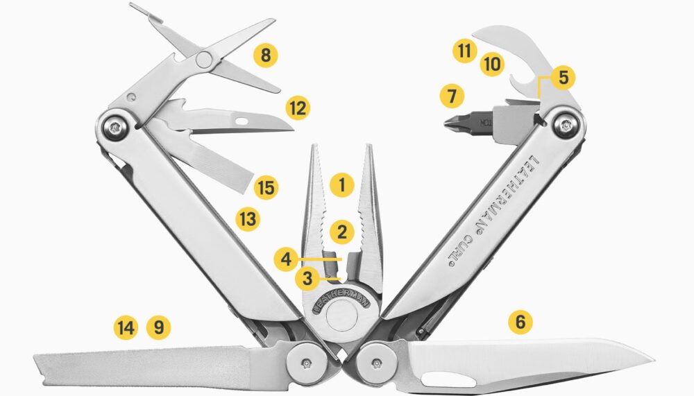 Leatherman Multitool CURL(R) - Silver