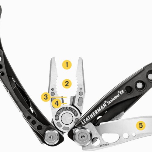 Leatherman Multitool SKELETOOL(R) CX - Silver / Black