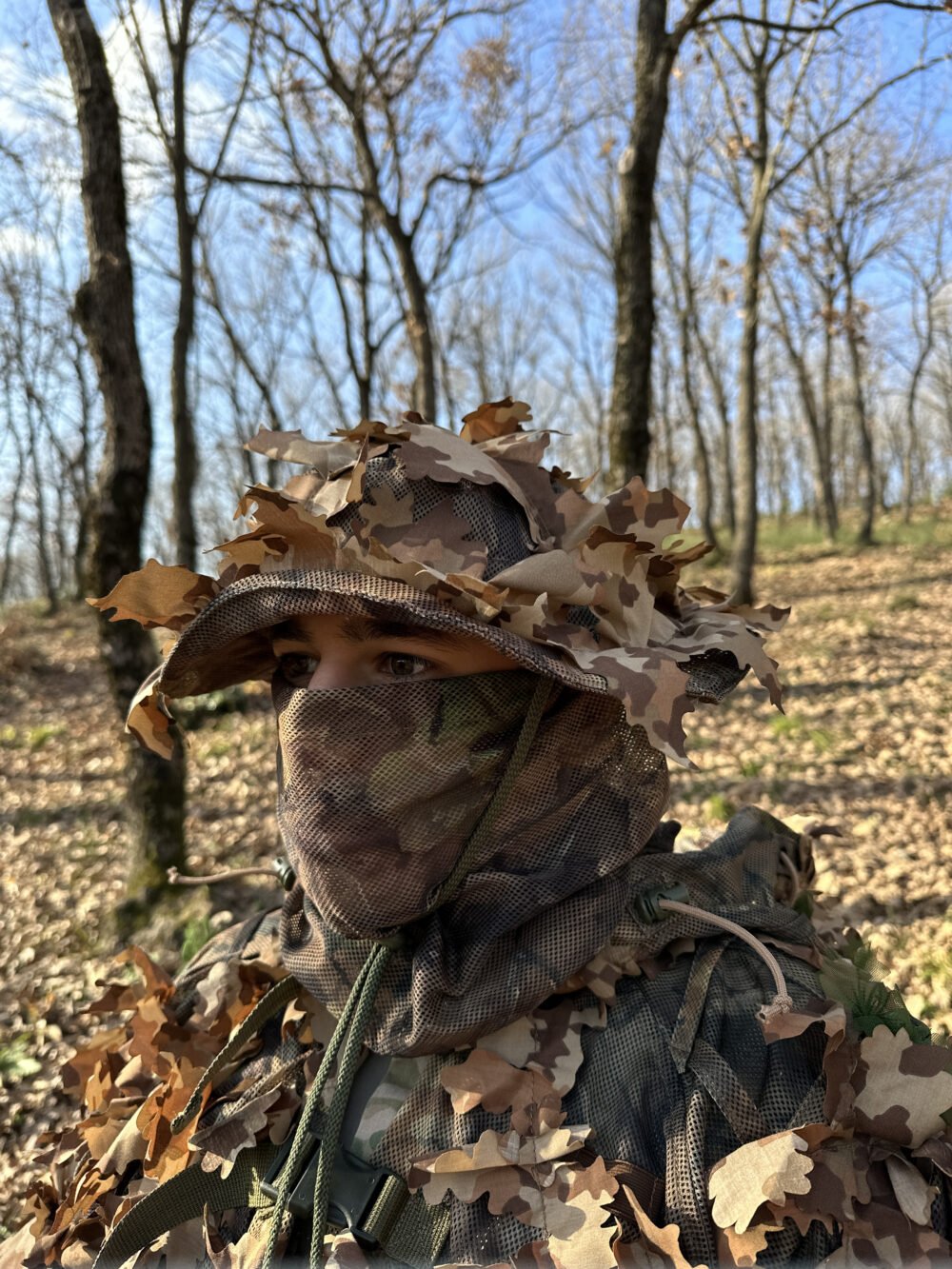 KMCS Boonie Hat with Next Gen 3D leafs - Woodland Floor