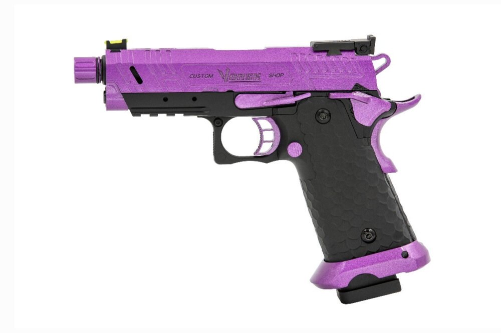 VORSK Hi-Capa 3.8 Compact CS Vengeance GBB - Purple/Black