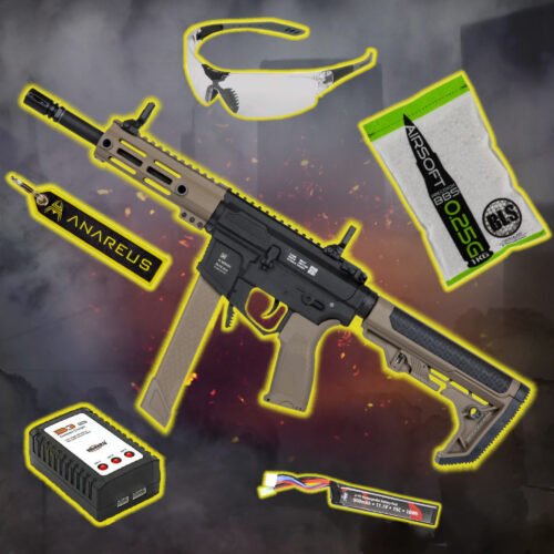STARTER PACK Set SA AR9 Light Ops (SA-FX01 FLEX(TM) HAL ETU(TM)) - Black / Tan