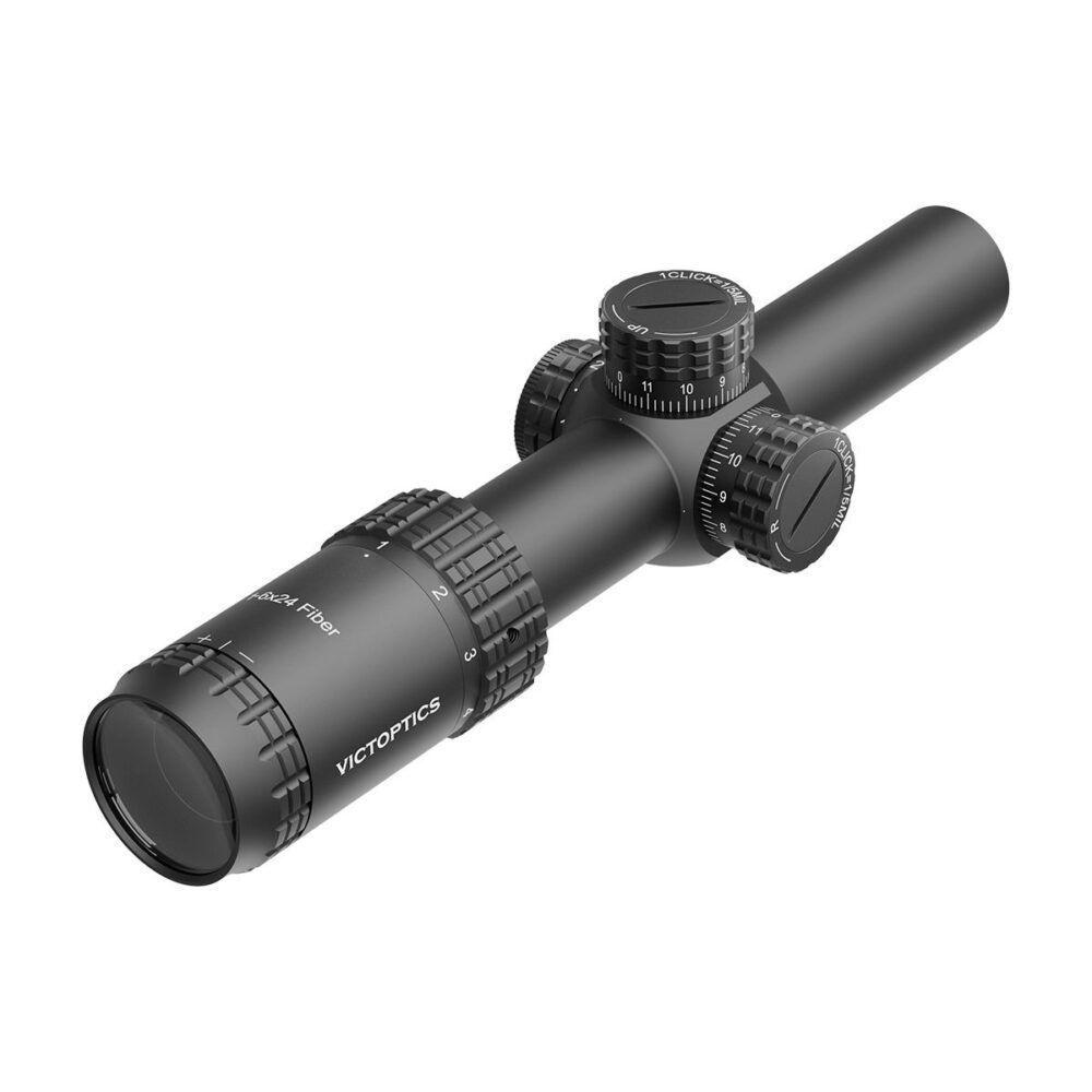 56613 VictOptics LPVO Scope S6 1-6x24i Fiber - Black