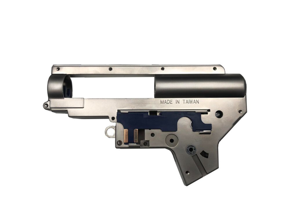 ASG ULTIMATE Reinforced V2 Gearbox Shell, 8mm Ball Bearings - Silver