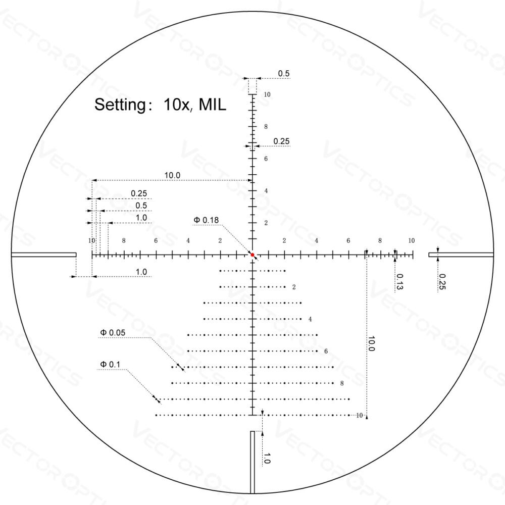 Riflescope VEYRON 6-24x44IR SFP