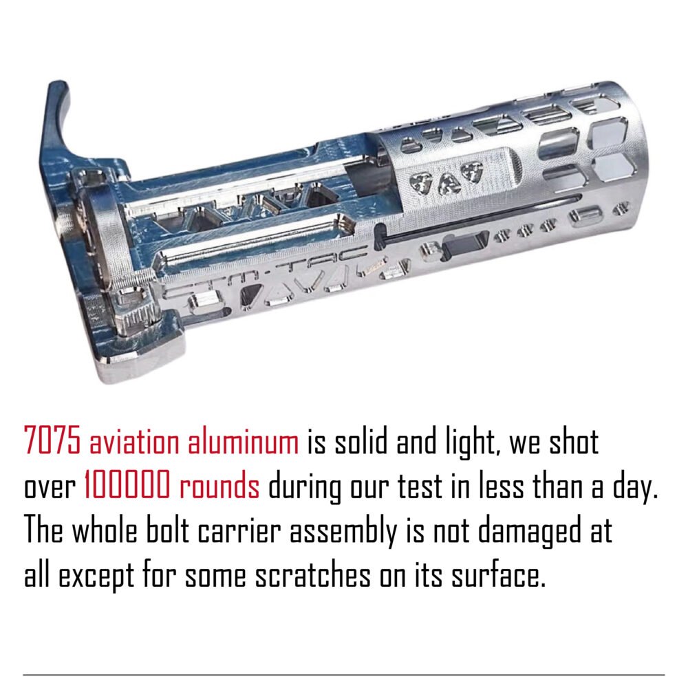 CTM ADVANCED V2 CNC Bolt for AAP-01 GBB - Silver