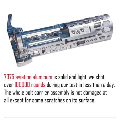 CTM ADVANCED V2 CNC Bolt for AAP-01 GBB - Silver