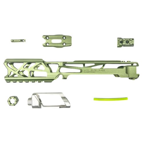 CNC Upper set for AAP01 CTM FUKU-2 Skeleton - Army Green/Silver
