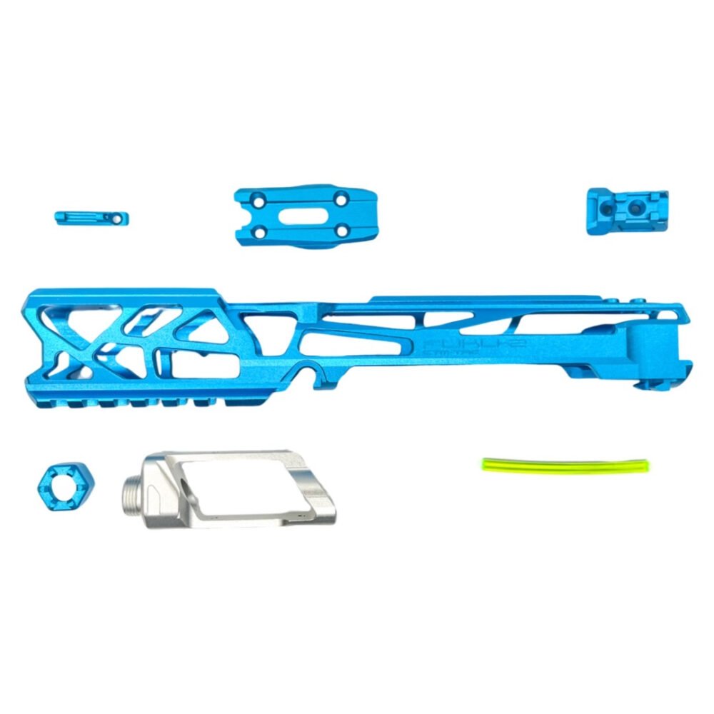CNC Upper set for AAP01 CTM FUKU-2 Skeleton - Blue/Silver