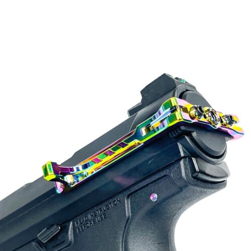 CNC aluminum FUKU-2 Reaper Charging Handle for AAP-01 - Chameleon (electroplated)