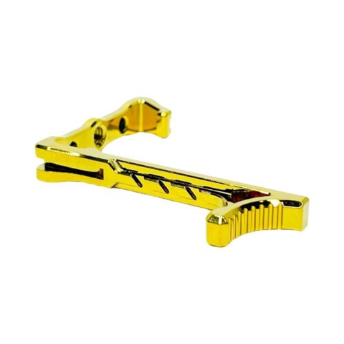 CNC aluminum FUKU-2 Reaper Charging Handle for AAP-01 - Gold (Electroplated)