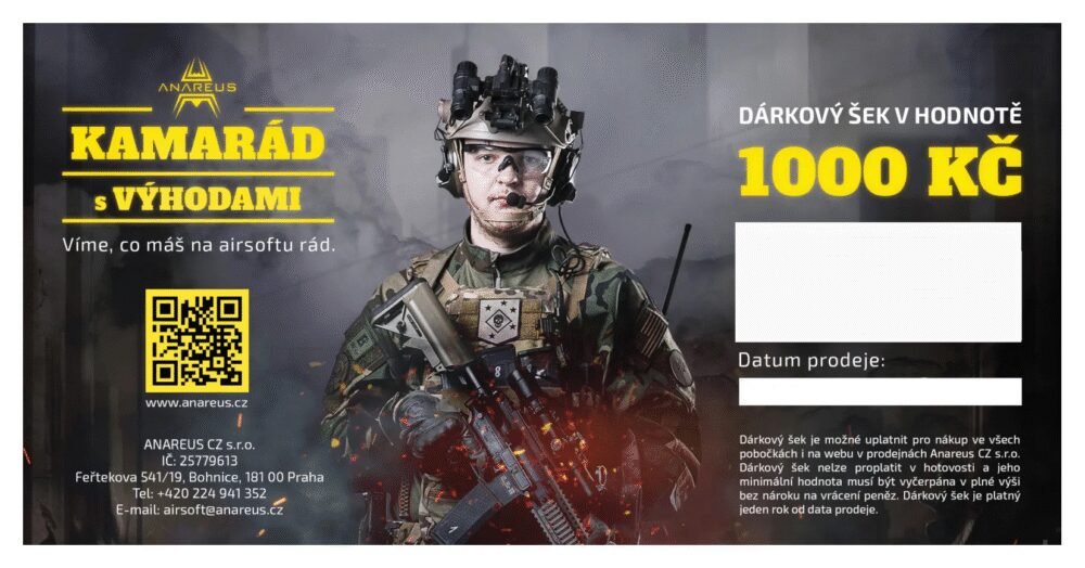 Gift voucher CZK 1000,- (Electronical)