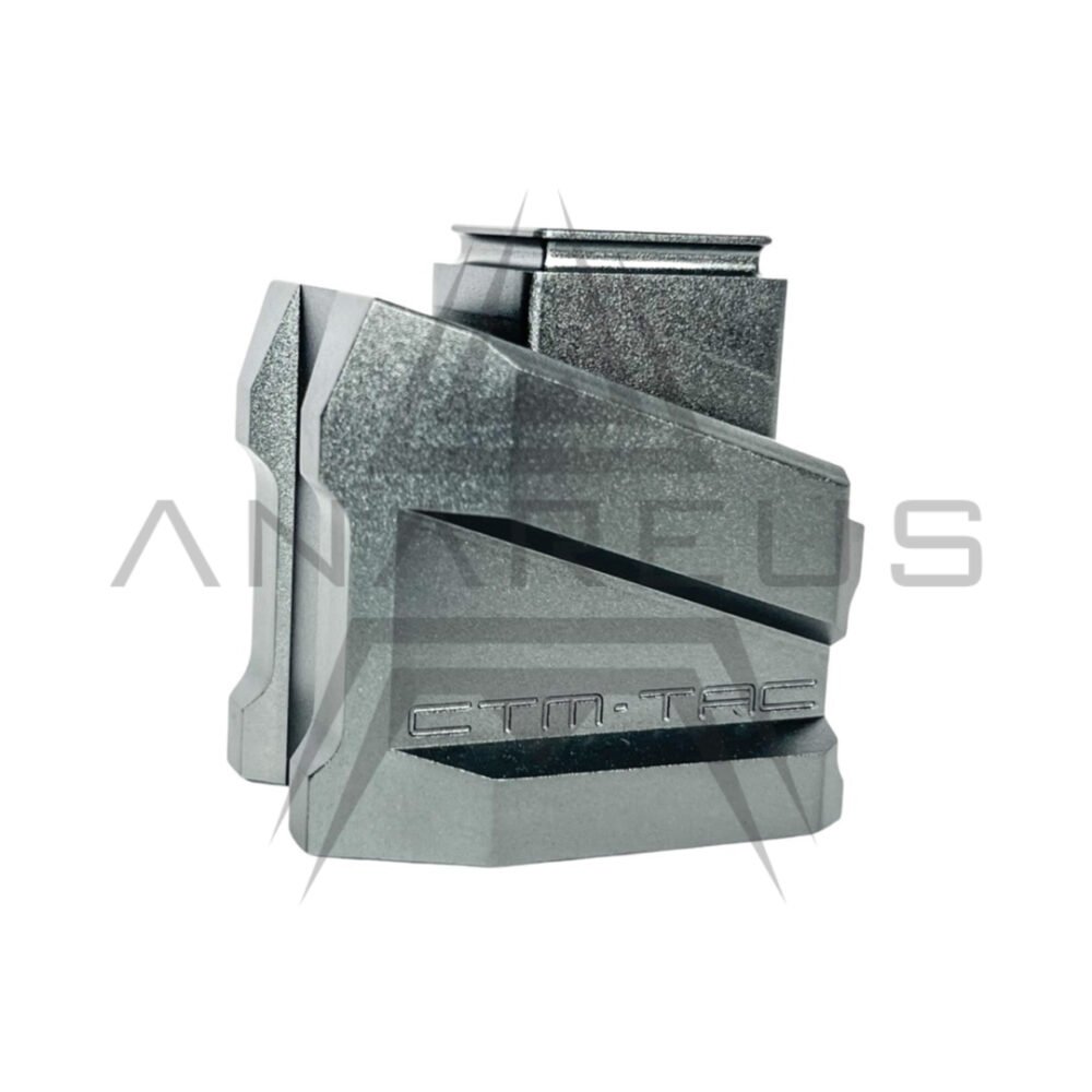 CTM Enlarged Aluminum Magazine Base Plate AAP-01 and G-Series - Grey