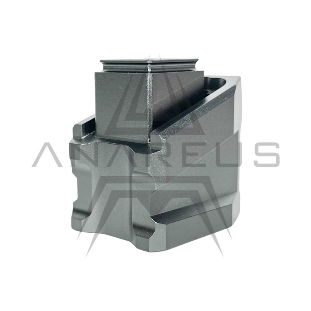 CTM Enlarged Aluminum Magazine Base Plate AAP-01 and G-Series - Grey