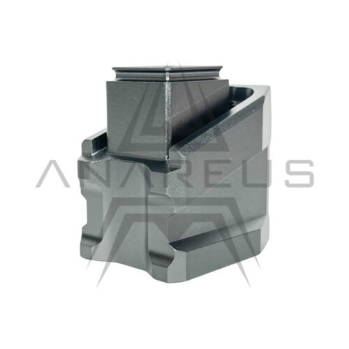 CTM Enlarged Aluminum Magazine Base Plate AAP-01 and G-Series - Grey