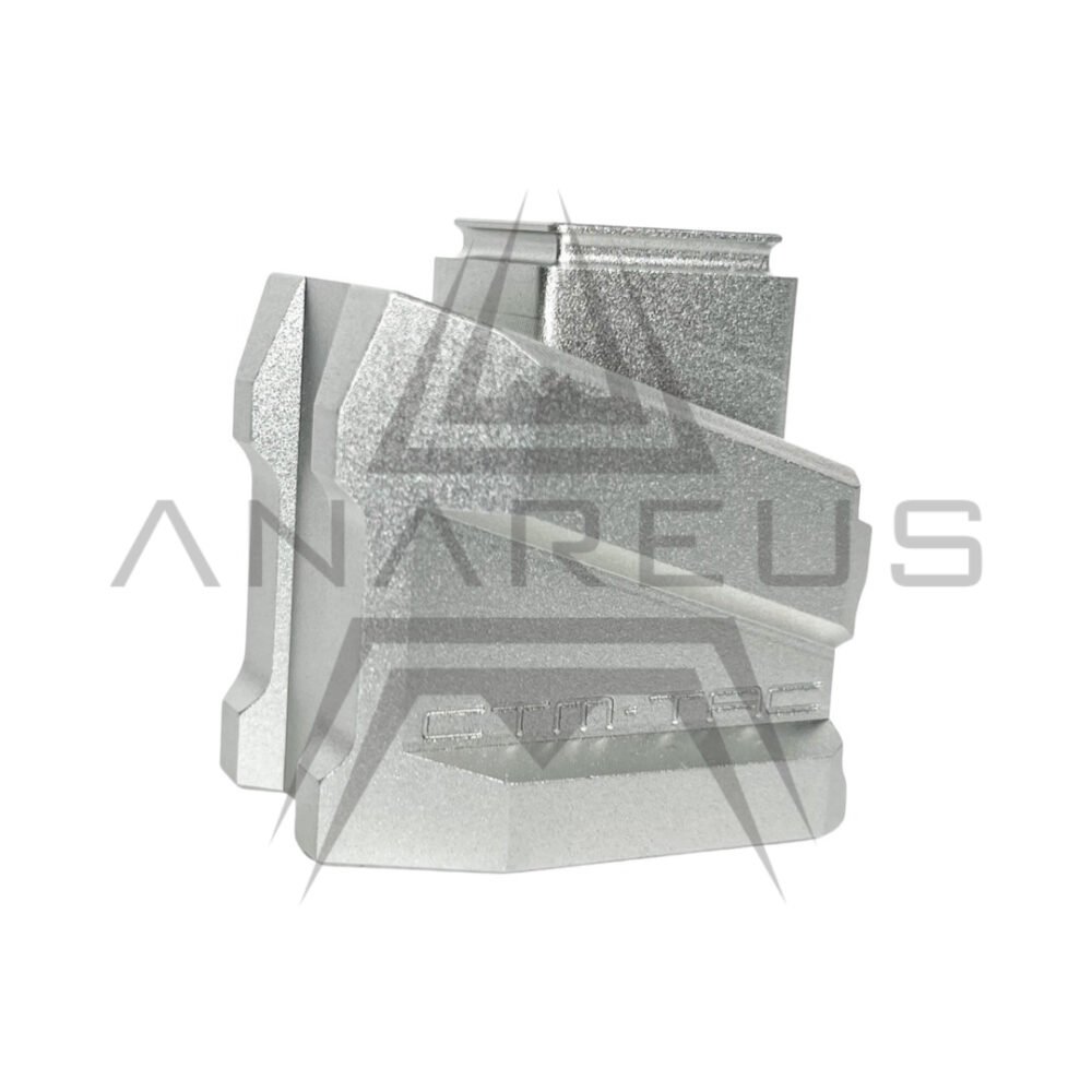 CTM Enlarged Aluminum Magazine Base Plate AAP-01 and G-Series - Silver
