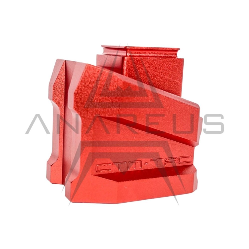 CTM Enlarged Aluminum Magazine Base Plate AAP-01 and G-Series - Red