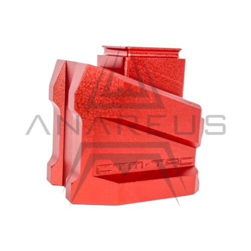 CTM Enlarged Aluminum Magazine Base Plate AAP-01 and G-Series - Red