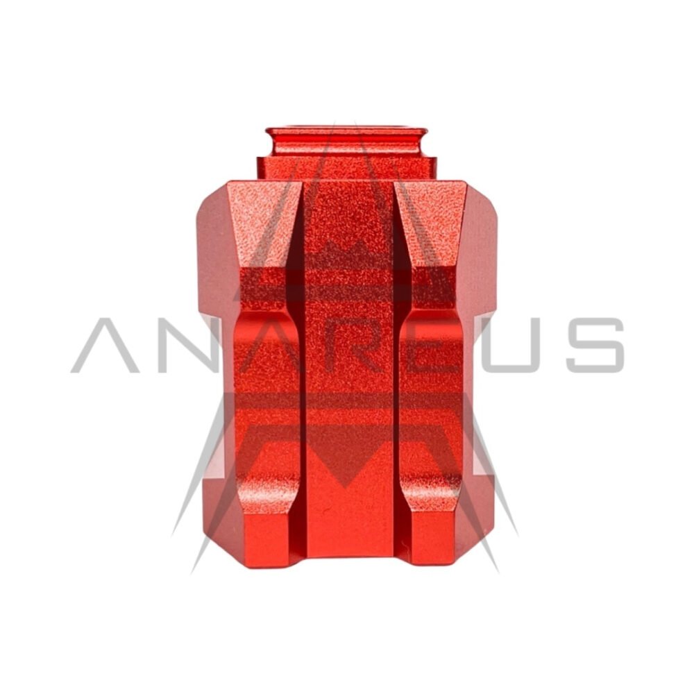 CTM Enlarged Aluminum Magazine Base Plate AAP-01 and G-Series - Red