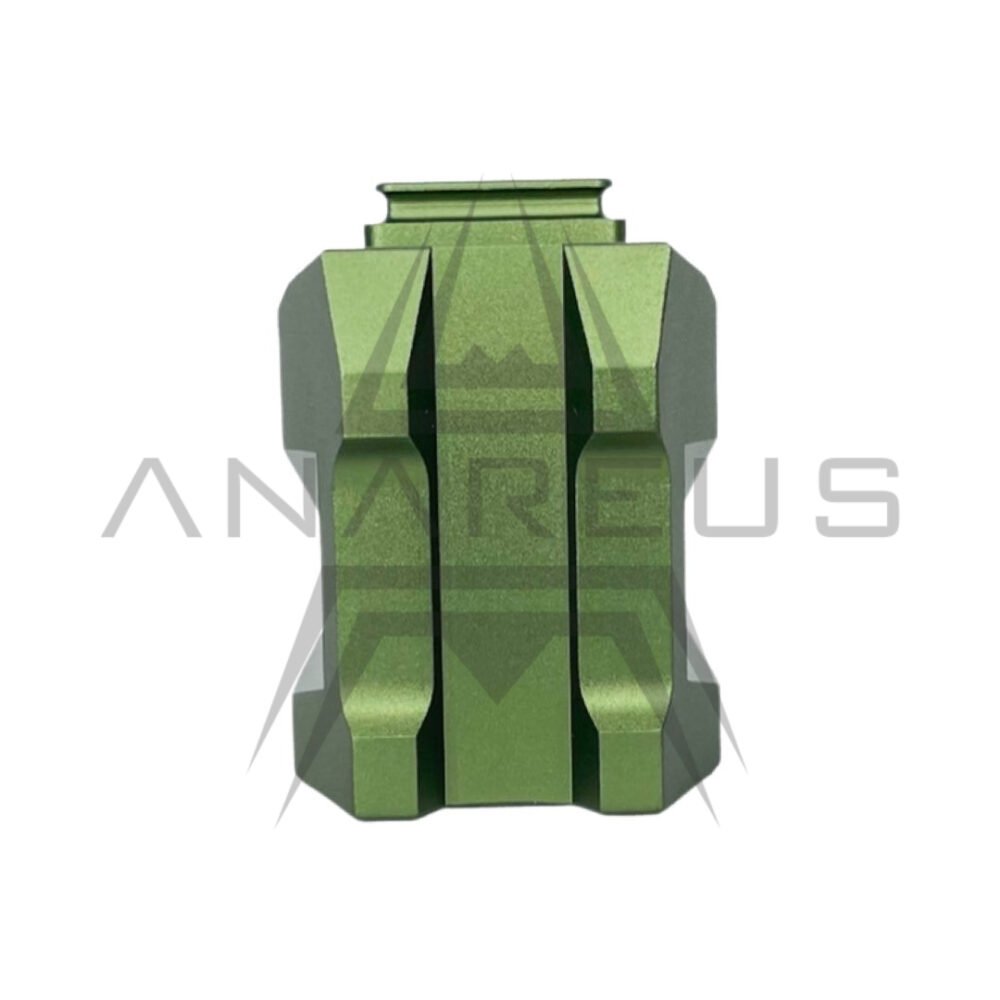 CTM Enlarged Aluminum Magazine Base Plate AAP-01 and G-Series - Green