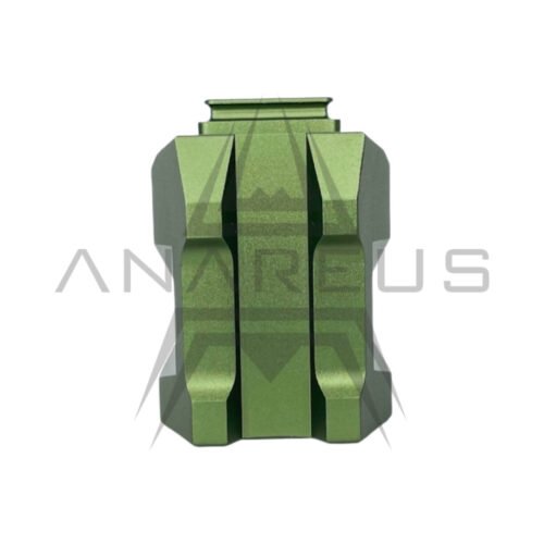 CTM Enlarged Aluminum Magazine Base Plate AAP-01 and G-Series - Green