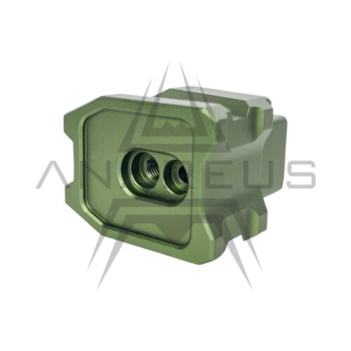 CTM Enlarged Aluminum Magazine Base Plate AAP-01 and G-Series - Green
