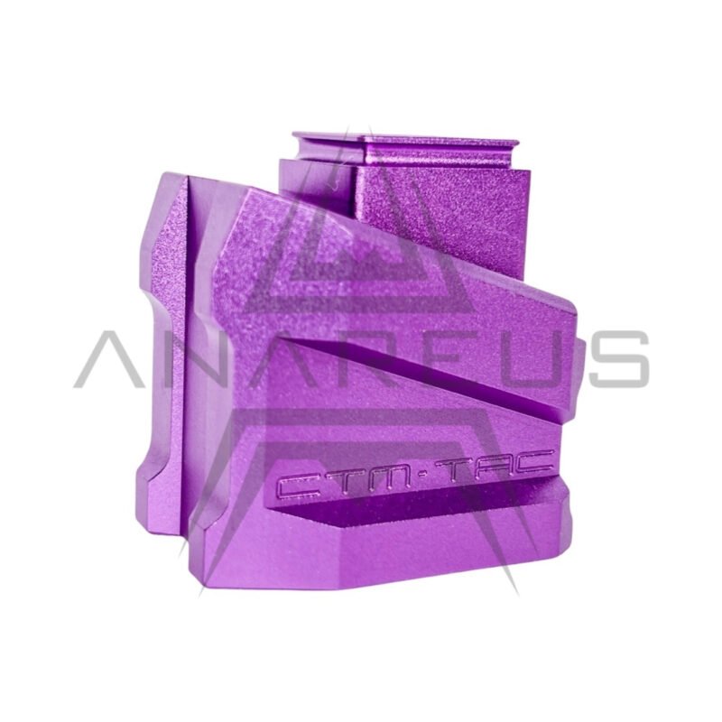 CTM Enlarged Aluminum Magazine Base Plate AAP-01 and G-Series - Purple