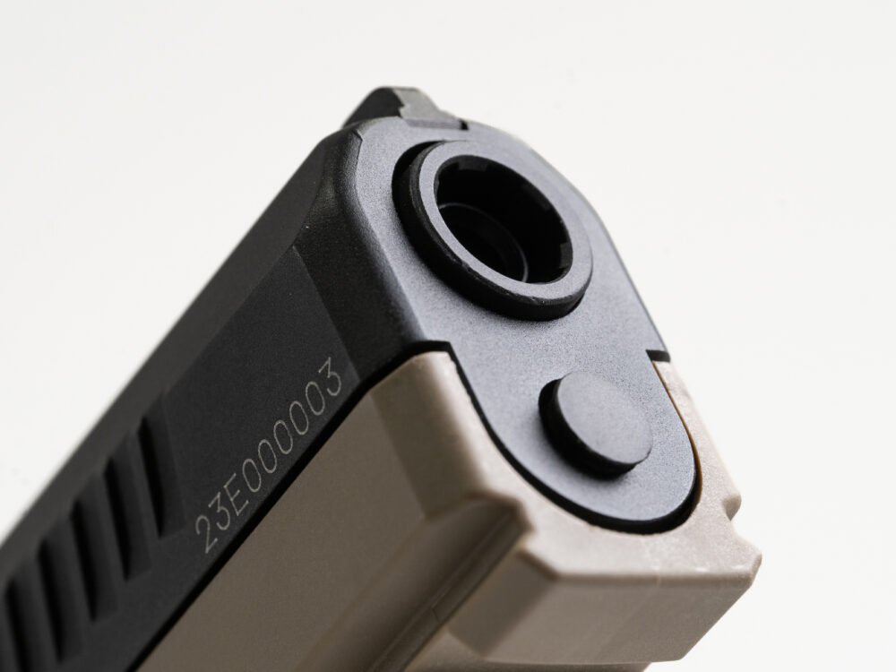 ASG CZ P-10C CO2 Blowback, metal slide - Black/Tan