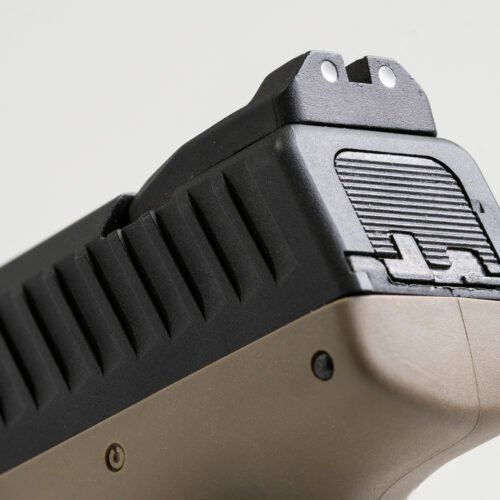 ASG CZ P-10C CO2 Blowback, metal slide - Black/Tan