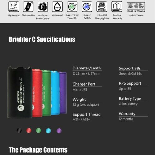 AceTech BRIGHTER C Tracer Unit - Red