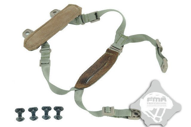 FMA Universal Helmet Suspension / Strap, H type - Tan