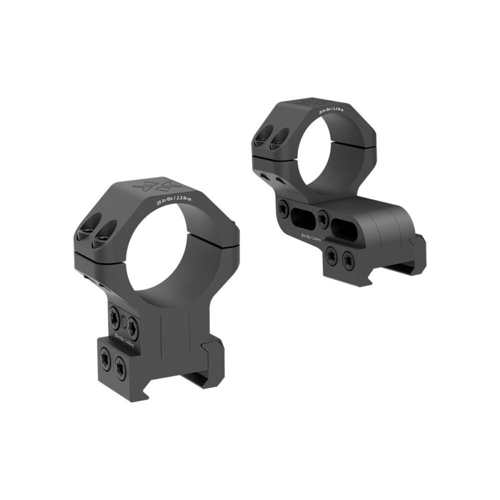 VO Cantilever Adjustable Mounting Rings for 30mm Riflescope - Black