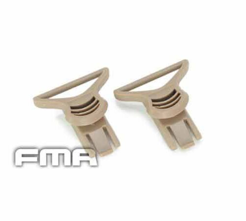 FMA ARC Goggle Swivel Clips for Helmet - Tan