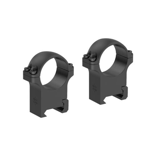 VO steel mounting rings 30mm, medium - Black