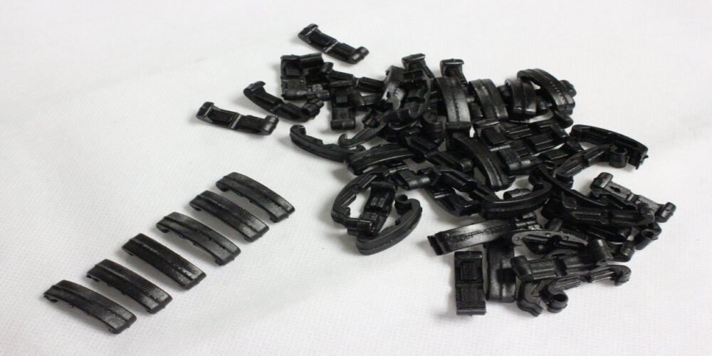 FMA LaRue RIS Rail IndexClips Replica, 60 Pieces - Black